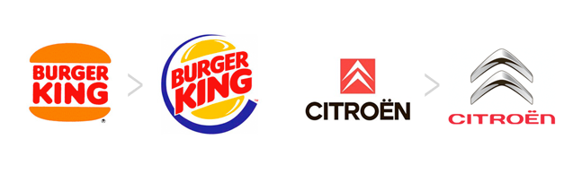 restyling logotipos burger king citroen