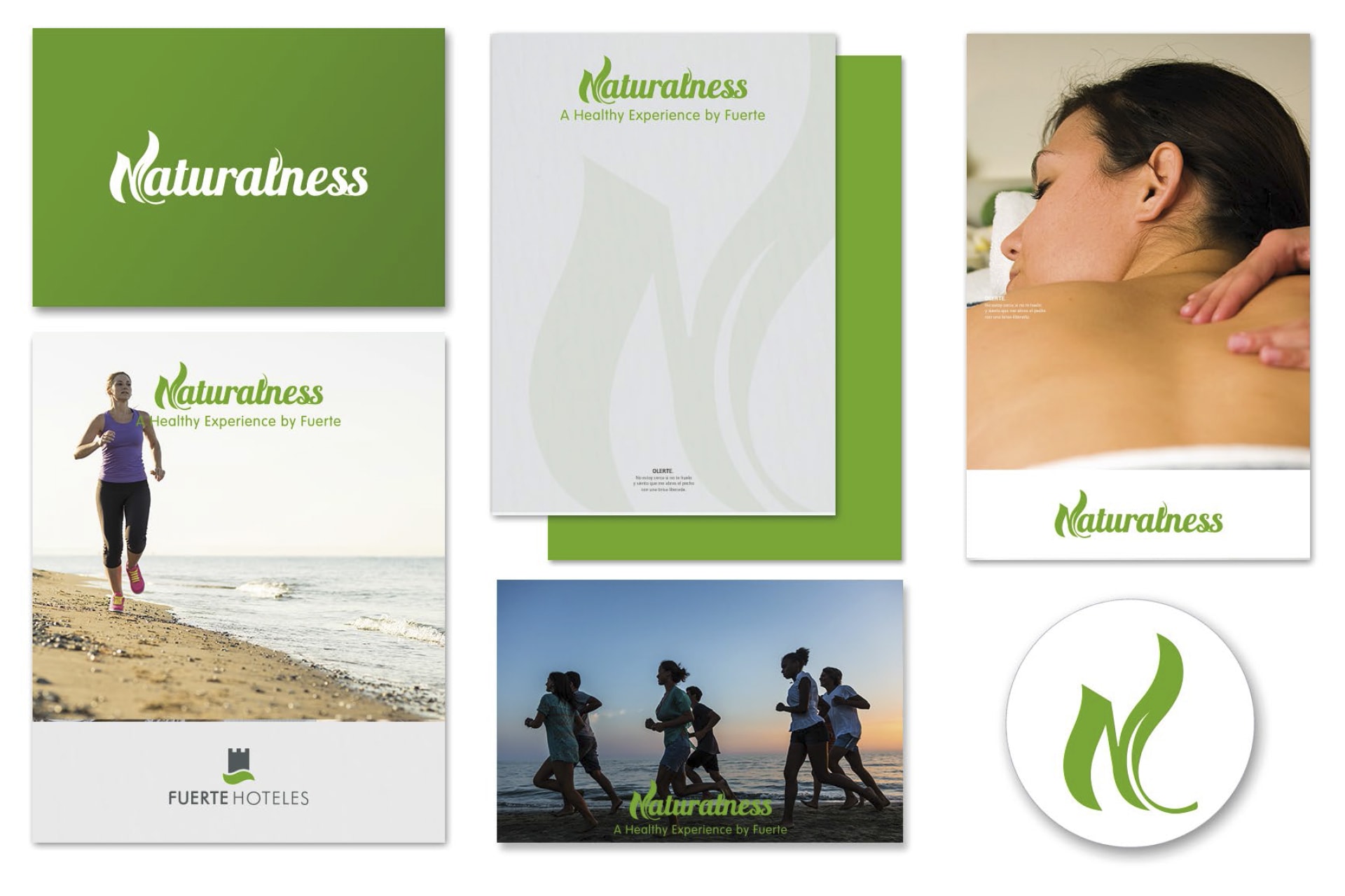 Diseño de imagen de marca para Naturalness Wellness Experience
