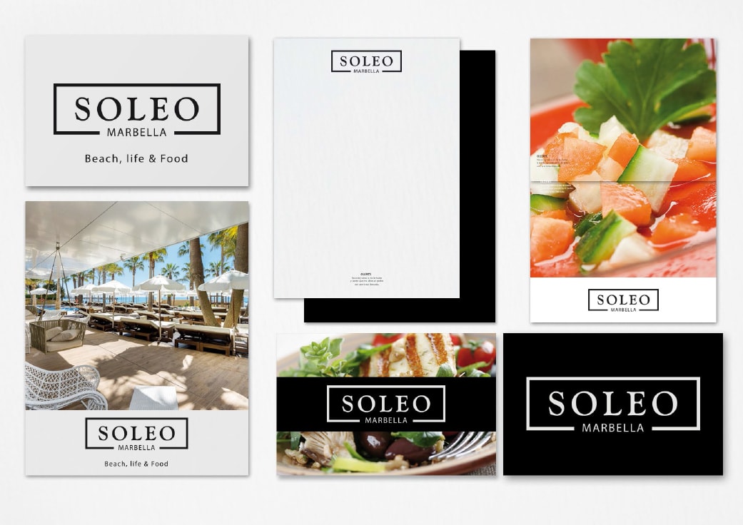 Creaci贸n de marca para Restaurante Soleo by Anpublicidad Creaci贸n de marca para Restaurante Soleo by Anpublicidad