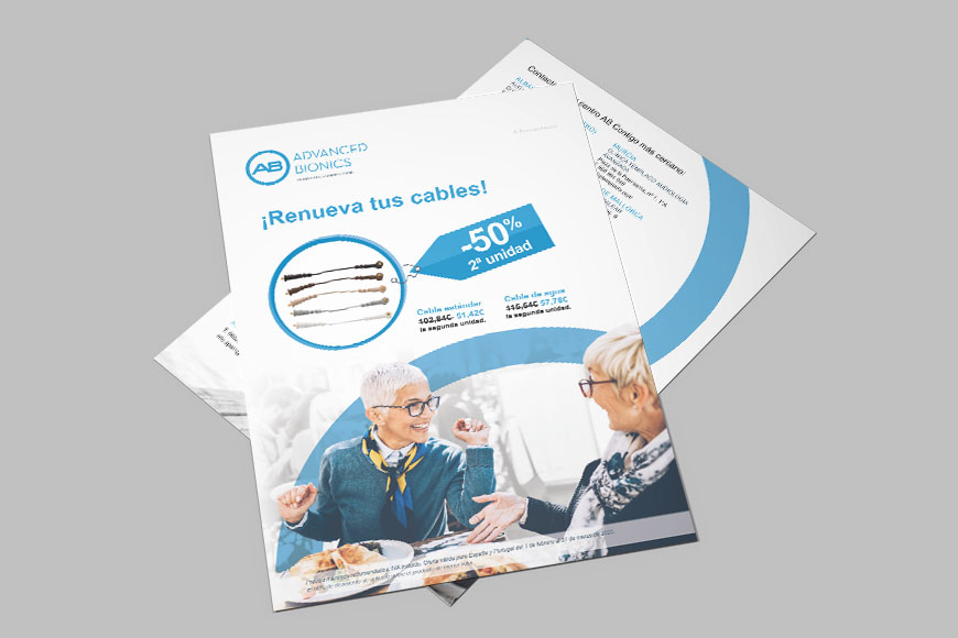 MOCKUP-FLYER diseño gráfico Advance Bionics