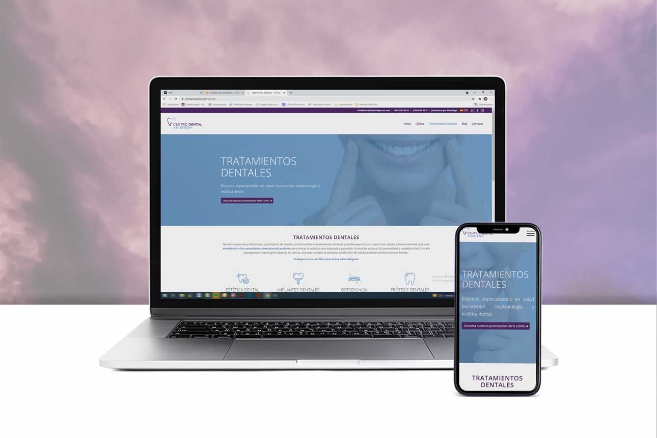 web-responsive-clinicadental-min web clínica dental higuerón