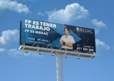 Publicidad Exterior para MEDAC