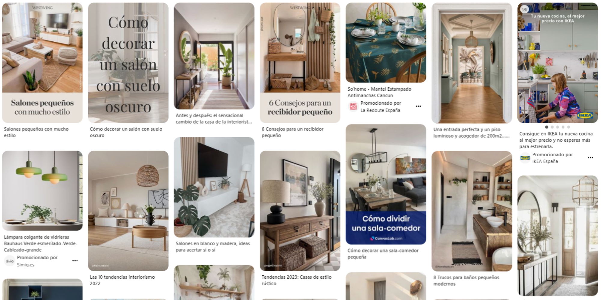 feed pins de Pinterest
