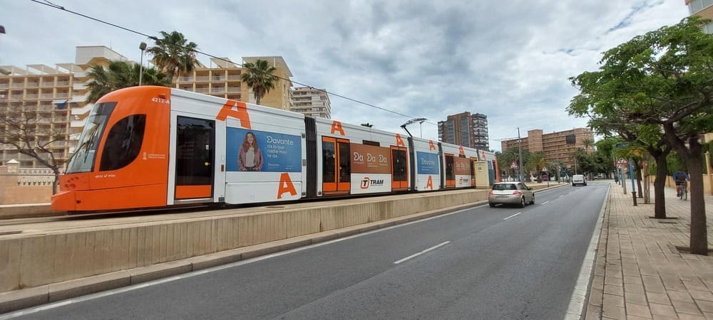 davante tram alicante