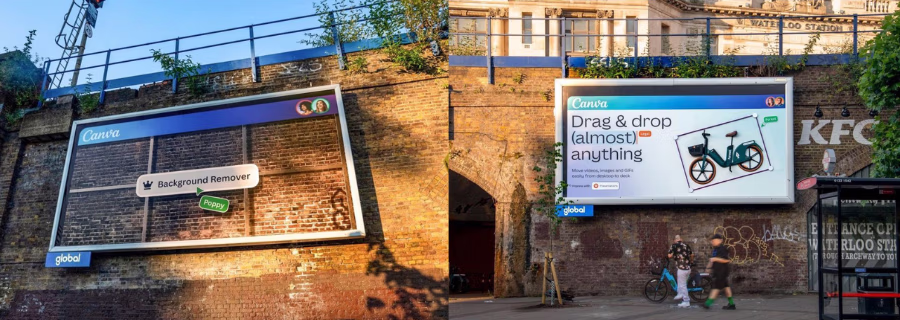 Campaña Canva Metro Londres