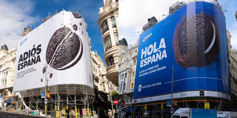 Publicidad exterior campaña Oreo