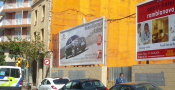Valla publicitaria 8x3 metros en Igualada