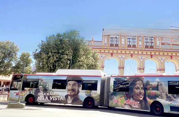 Publicidad en autobuses de Sevilla, gestión y contratación de campañas móviles.