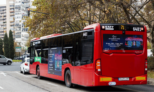 Formato Gran Lateral -Autobús EMT Valencia