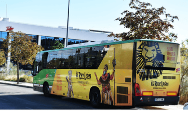 Autobús Interurbano Madrid - Rotulación Integral