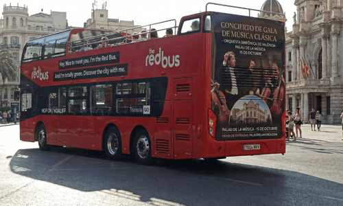 publicidad bus turistico de valencia