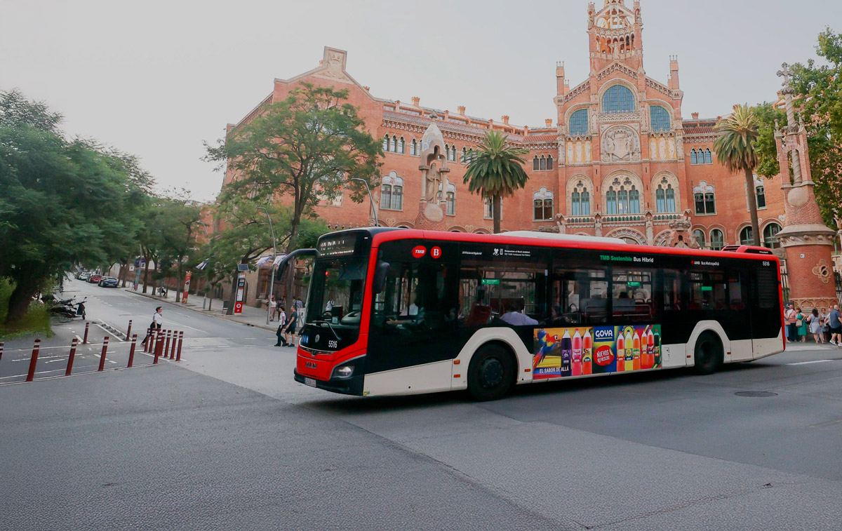 Publicidad en los Autobuses de Barcelona