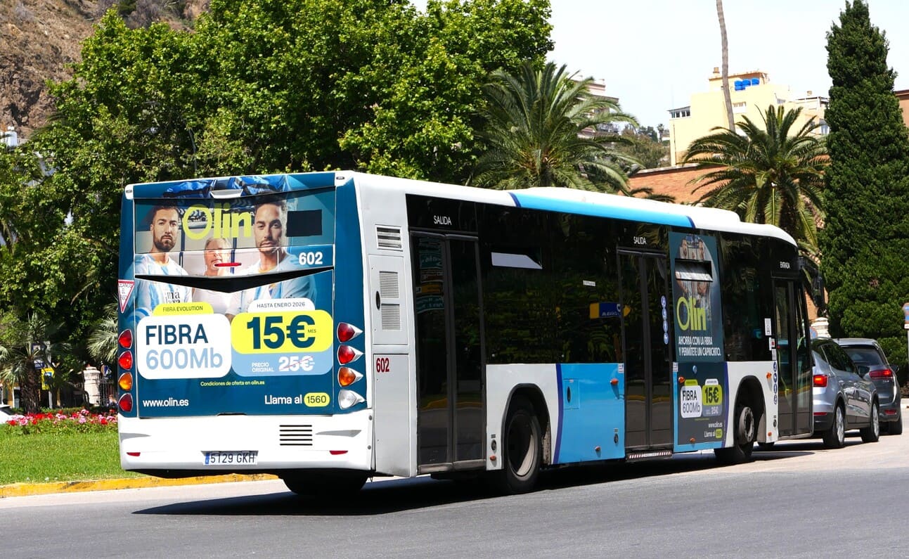 Campaña de publicidad exterior en Málaga