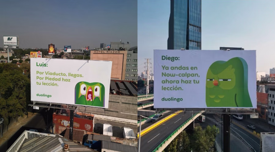 Duo is Watching: Campaña Exterior Duolingo