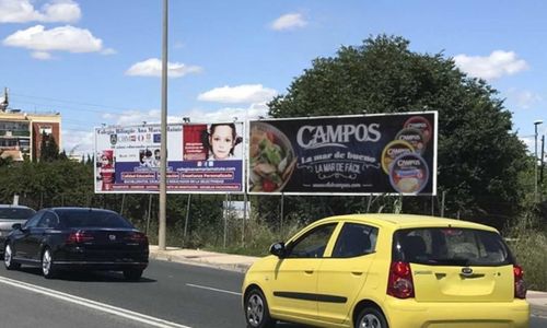 Valla publicitaria en Alcantarilla para campañas exteriores en carretera.