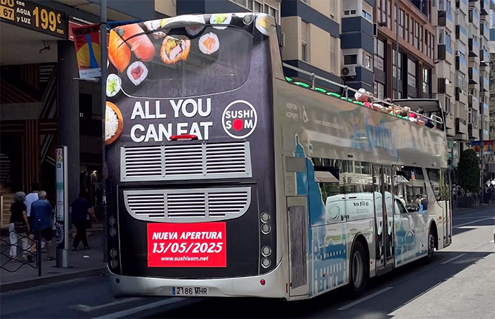 Publicidad Autobús Turístico Alicante
