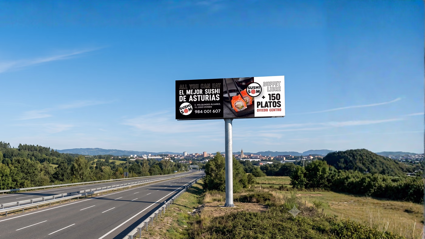 Vallas publicitarias en Oviedo, Gijón y Asturias para campañas visibles en zonas urbanas y accesos principales